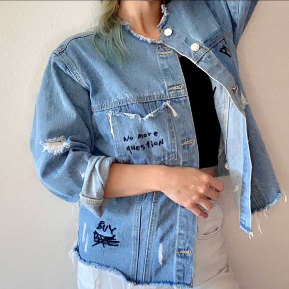 🔴SOLD🔴 Customized Denim Jacket Miller by Riva - Picture 5 of 6